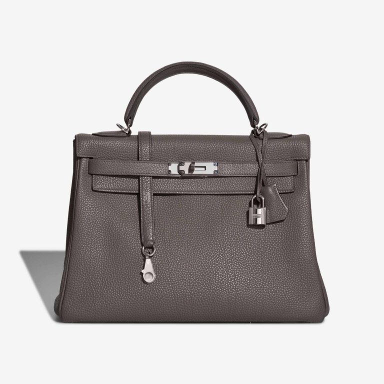 Hermès Kelly HSS 32 Togo Étain Front | Sell your designer bag