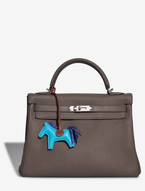 Hermès Rodeo PM Milo Lamb Paon / Alezan / Bleu France | Sell your designer bag