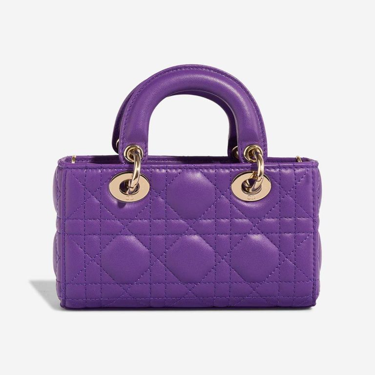 Dior Lady D-Joy Micro Lamb Purple | Sell your designer bag