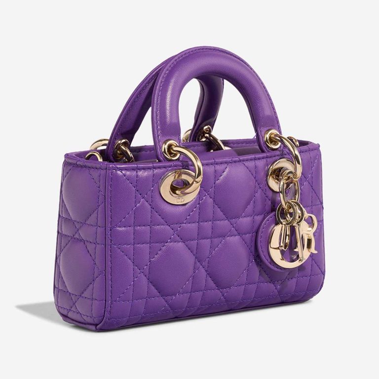 Dior Lady D-Joy Micro Lamb Purple | Sell your designer bag