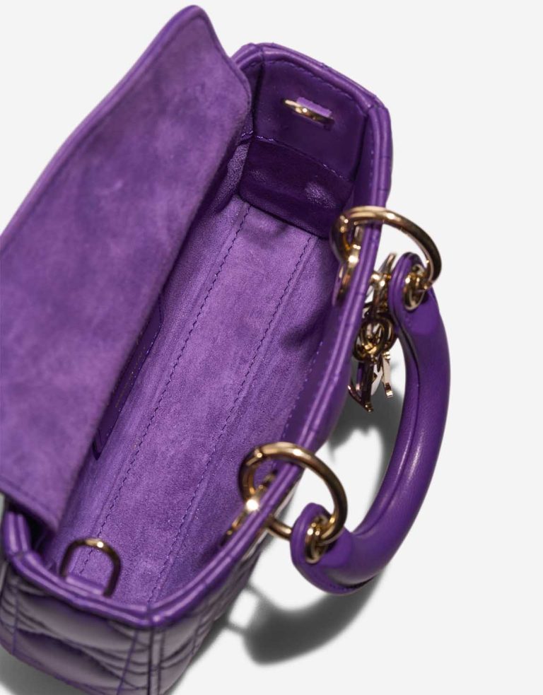 Dior Lady D-Joy Micro Lamb Purple Inside | Sell your designer bag