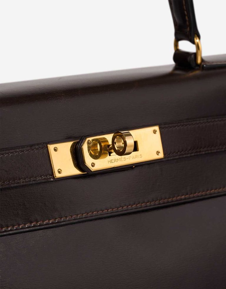 Hermès Kelly 28 Box Ébène Closing System | Sell your designer bag