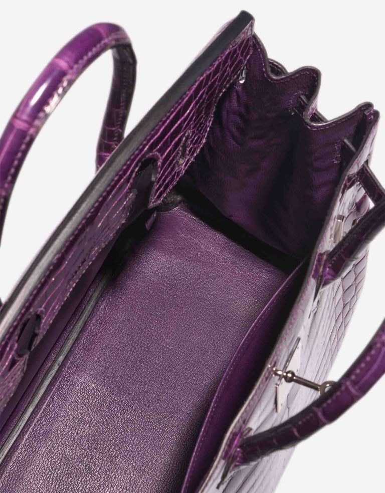 Hermès Birkin 30 Niloticus Crocodile Amethyst Inside | Sell your designer bag