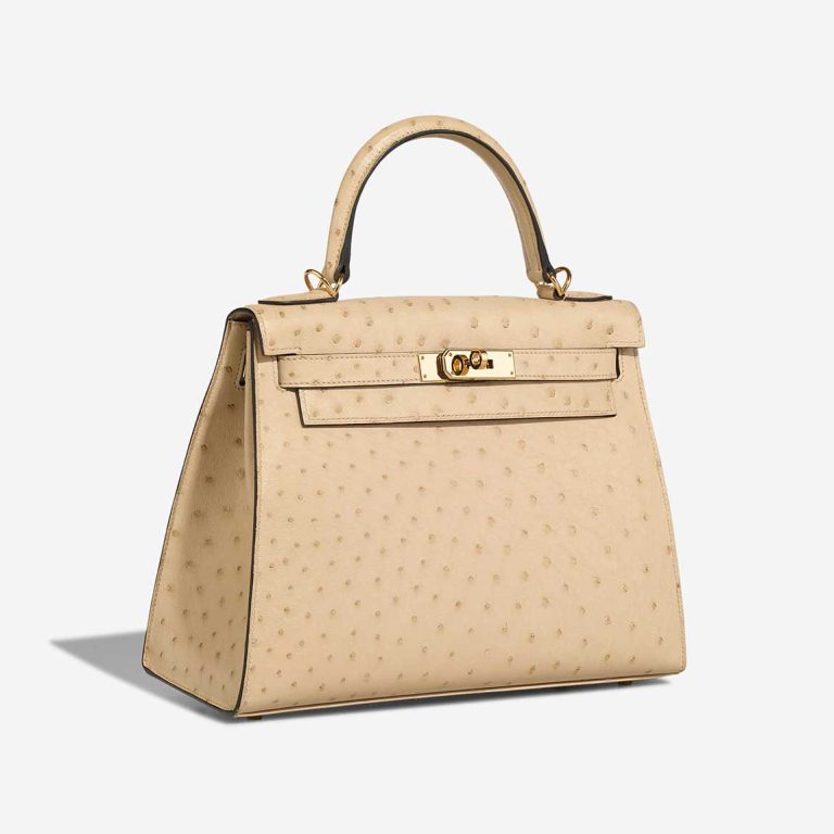 Hermès Kelly 28 Autruche Parchemin | Vendre votre sac de créateur