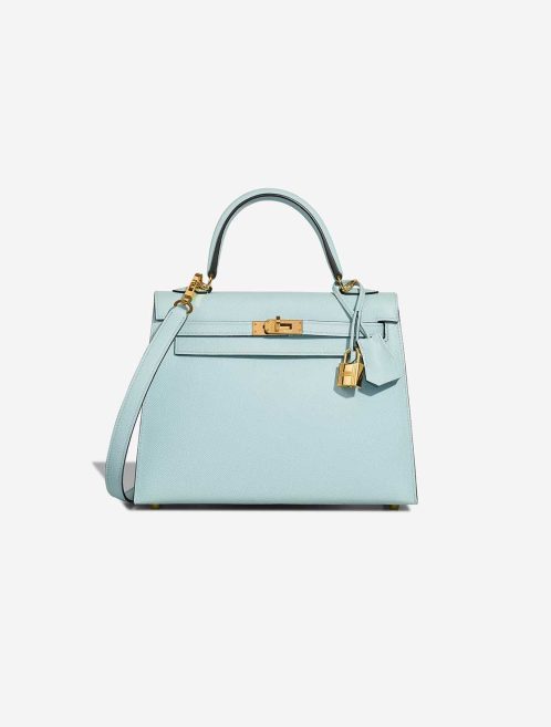 Hermès Kelly 25 Epsom Bleu Brume Front | Sell your designer bag