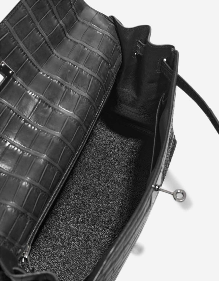 Hermès Kelly 32 Alligator Graphite Inside | Vendez votre sac de créateur