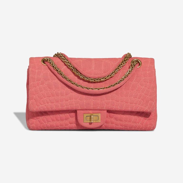 Chanel 2.55 Reissue 225 Canvas Rose Front | Vendez votre sac de créateur