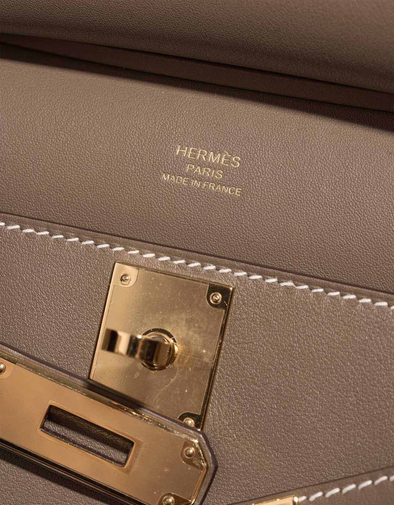 Hermès Jypsière Mini Swift Étoupe Logo | Sell your designer bag