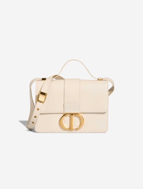 Dior 30 Montaigne Calf White Front | Sell your designer bag