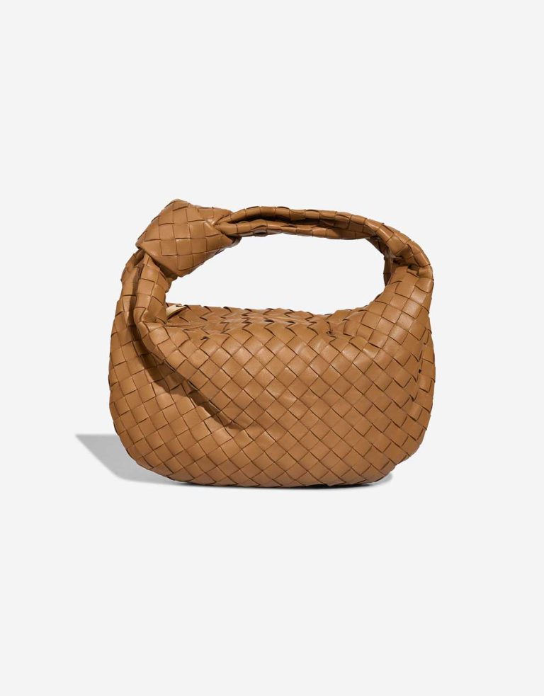 Bottega Veneta Jodie Teen Lamb Brown Front | Sell your designer bag