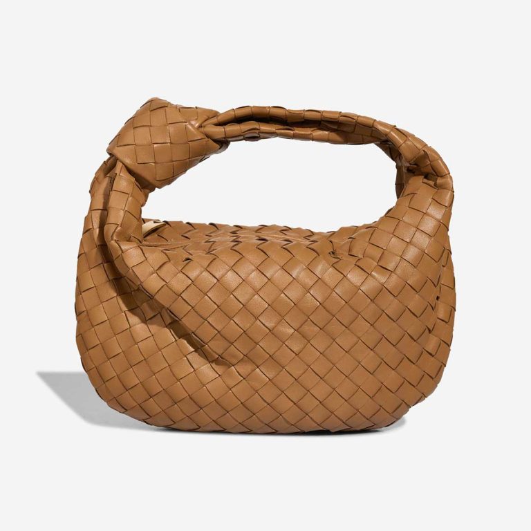 Bottega Veneta Jodie Teen Lamb Brown Front | Vendre votre sac de créateur