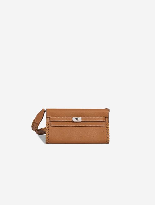 Hermès Kelly To Go Tressage Epsom Gold / Sésame Front | Sell your designer bag