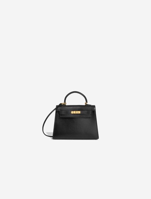 Hermès Kelly 15 Box Black Front | Sell your designer bag