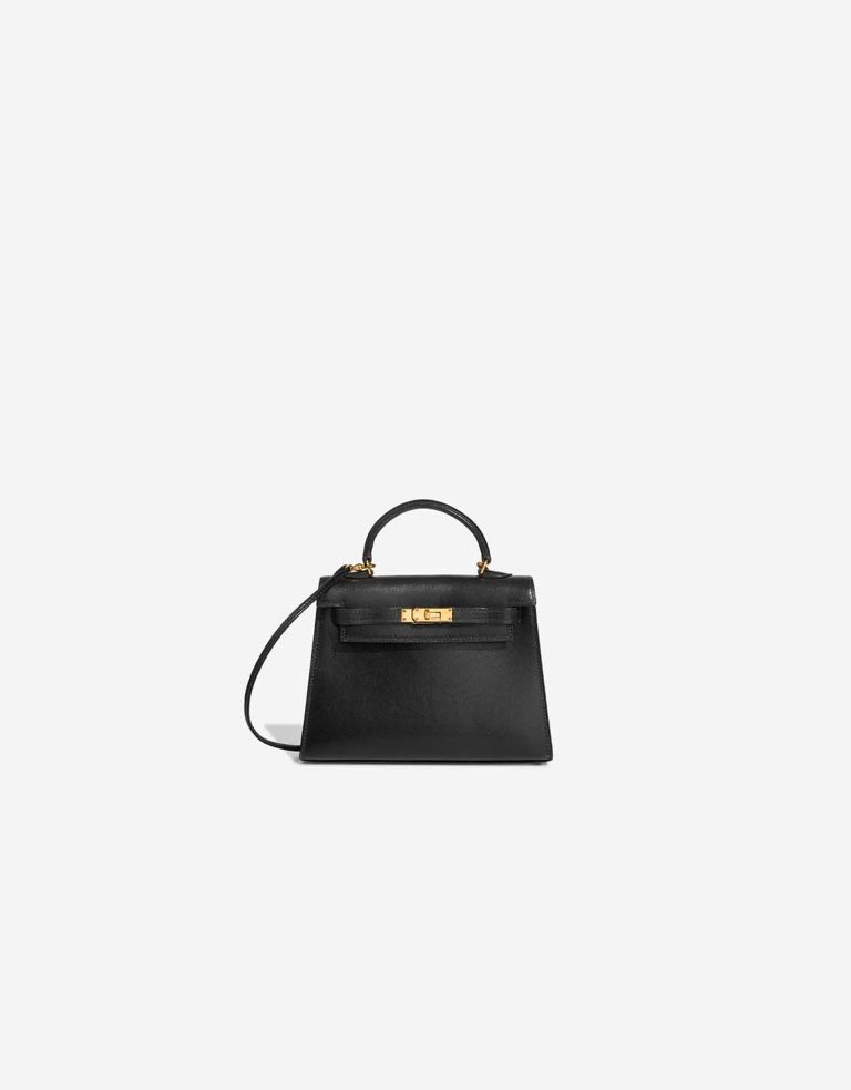 Hermès Kelly 15 Box Black Front | Sell your designer bag