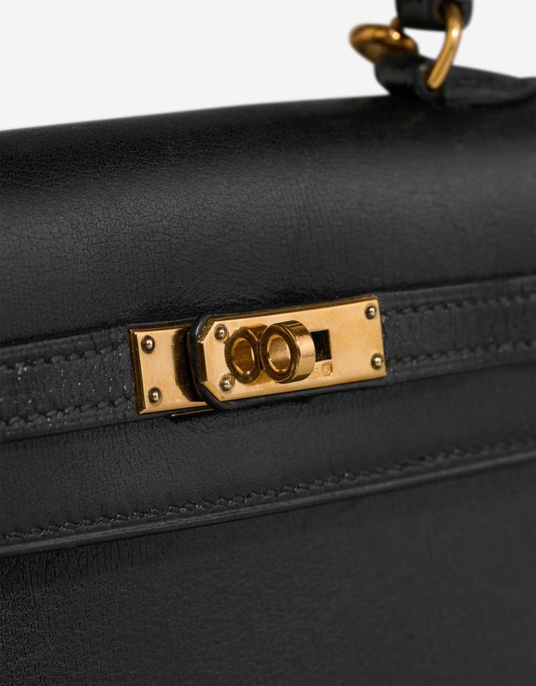 Hermès Kelly 15 Box Black Closing System | Vendez votre sac de créateur