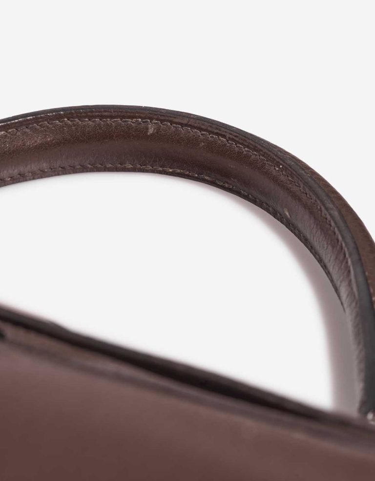 Hermès Kelly 35 Clémence Cacao Signs of wear | Sell your designer bag