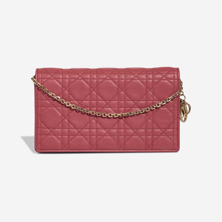 Dior Lady Pouch Lammleder Rot Front | Verkaufen Sie Ihre Designertasche