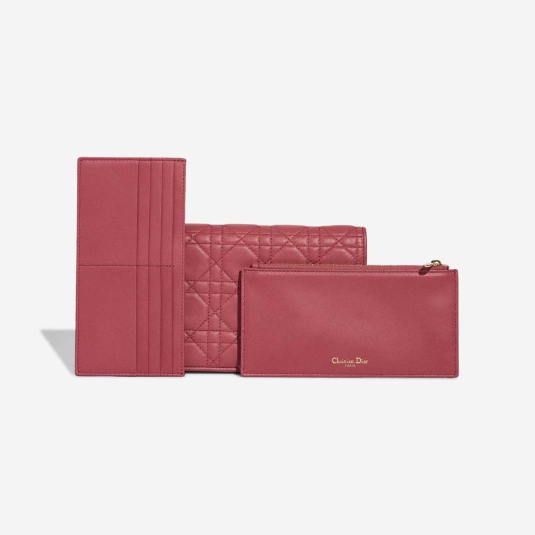 Dior Lady Pouch Lammleder Rot Front | Verkaufen Sie Ihre Designertasche