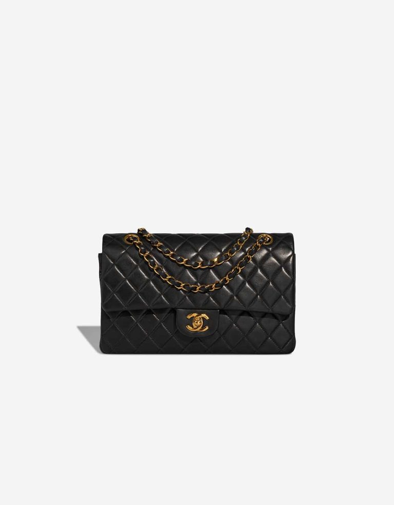 Chanel Timeless Medium Lamb Black Front | Sell your designer bag