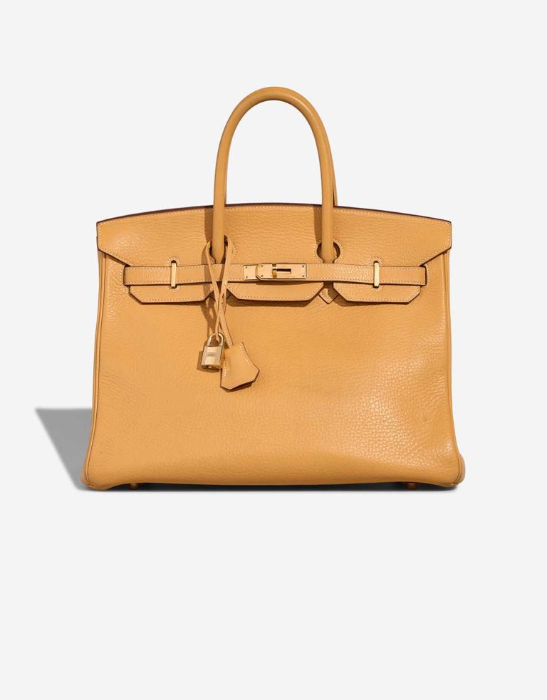 Hermès Birkin 35 Clémence Sable Naturel Front | Sell your designer bag