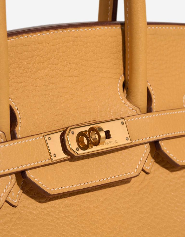 Hermès Birkin 35 Clémence Sable Naturel Verschluss-System | Verkaufen Sie Ihre Designer-Tasche