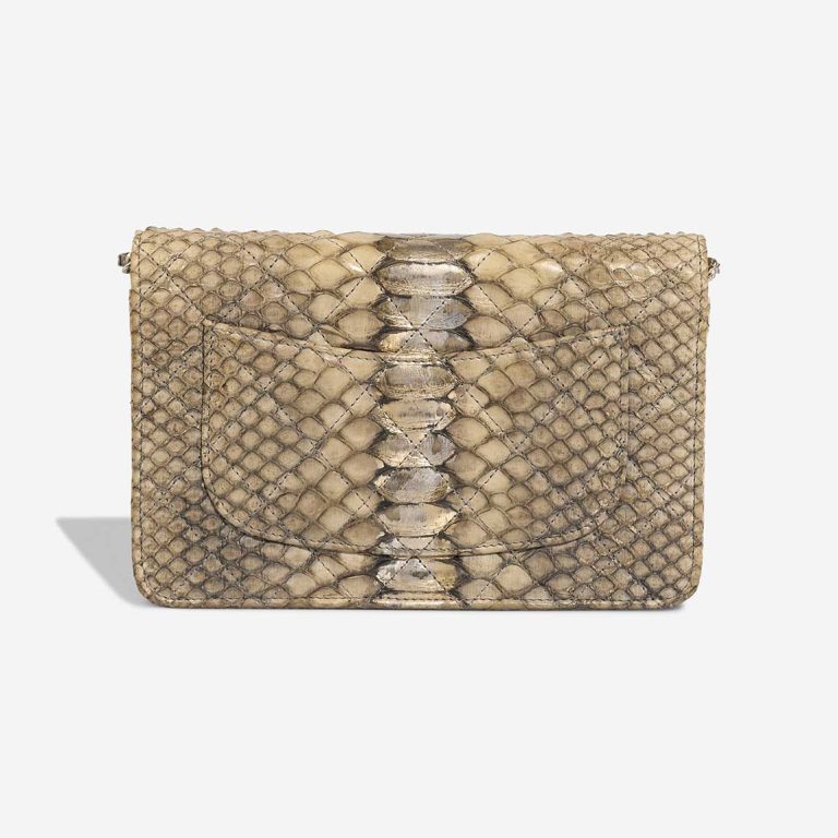 Chanel Wallet On Chain Python Beige / Gold | Verkaufen Sie Ihre Designer-Tasche