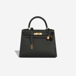 Hermès Kelly 28 Veau Madame Black Front | Sell your designer bag