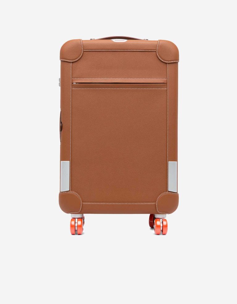 Hermès R.M.S Cabin Suitcase Taurillon Regate Gold Front | Sell your designer bag