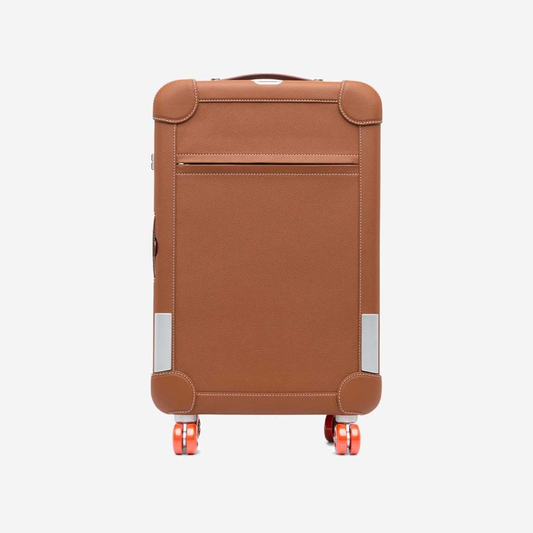 Hermès R.M.S Cabin Suitcase Taurillon Regate Gold Front | Sell your designer bag