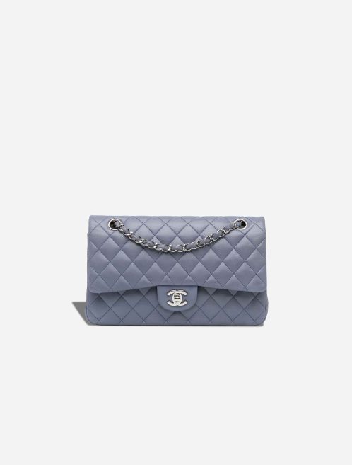 Chanel Timeless Medium Lamb Blue Front | Sell your designer bag