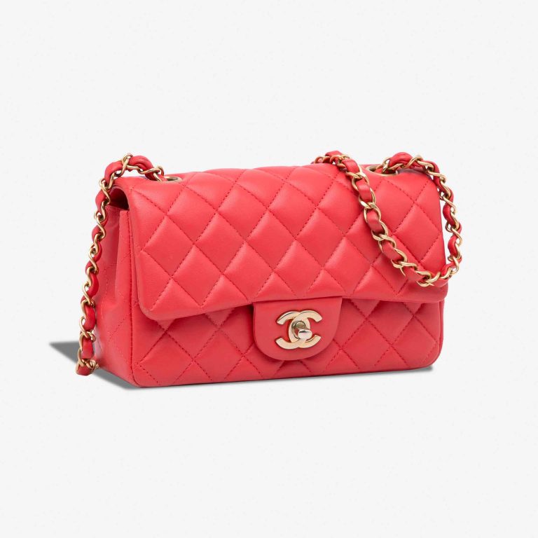 Chanel Timeless Mini Rectangulaire Agneau Rouge | Vendez votre sac de créateur