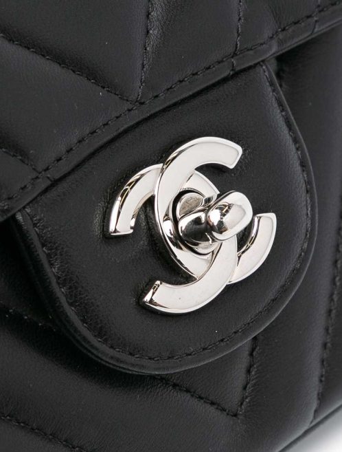 Chanel Timeless Medium Lamb Black Closing System | Sell your designer bag