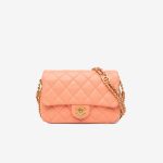 Chanel CC You Flap Bag Mini Caviar Orange Front | Sell your designer bag