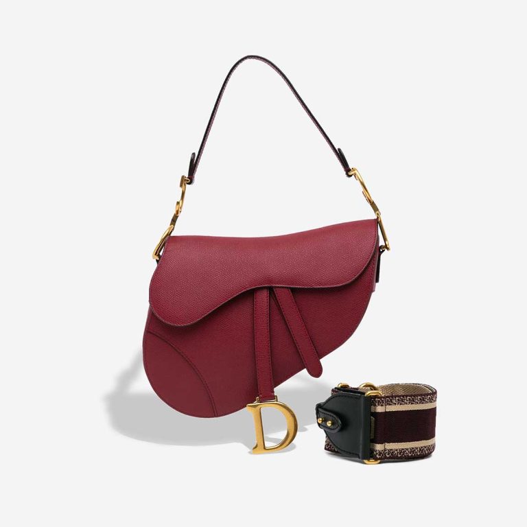 Dior Saddle Medium Kalbsleder Red Front | Verkaufen Sie Ihre Designertasche