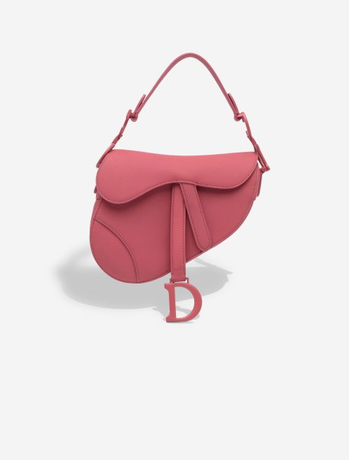 Dior Saddle Mini Calf Pink Front | Sell your designer bag