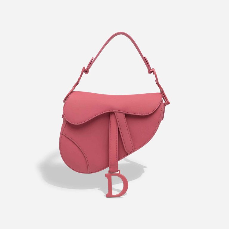 Dior Saddle Mini Kalbsleder Pink Front | Verkaufen Sie Ihre Designertasche