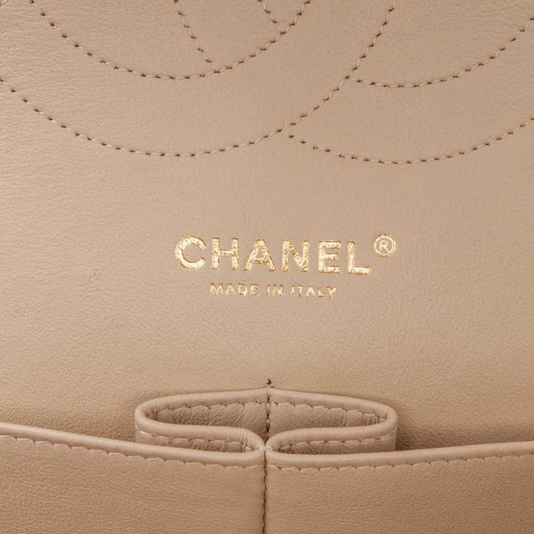 Chanel Timeless Jumbo Lamb Beige Front | Sell your designer bag