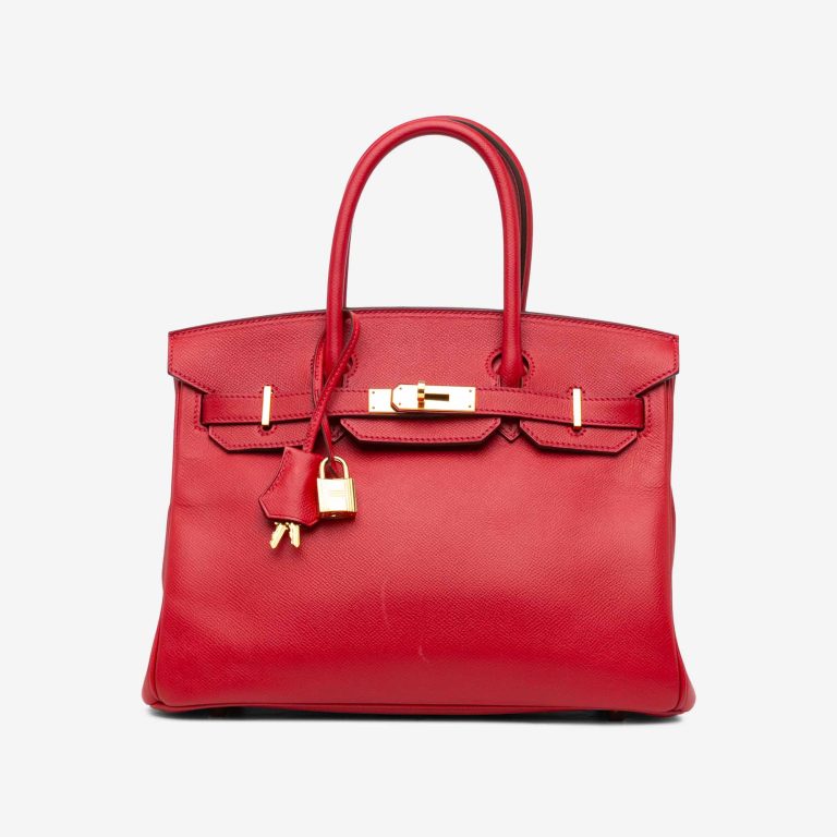 Hermès Birkin 30 Epsom Rouge Casaque Front | Sell your designer bag