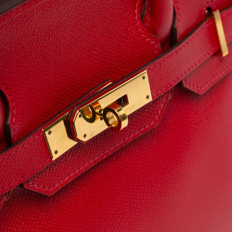 Hermès Birkin 30 Epsom Rouge Casaque Closing System | Sell your designer bag