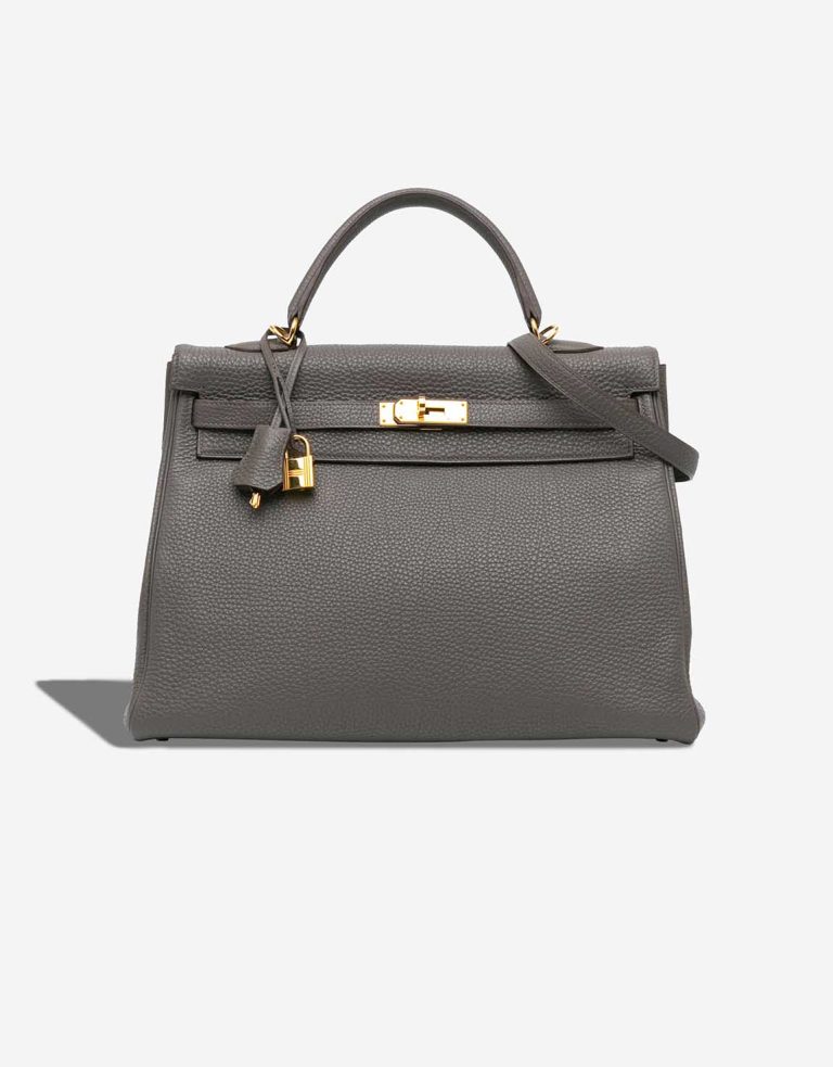 Hermès Kelly 35 Togo Étain Front | Sell your designer bag