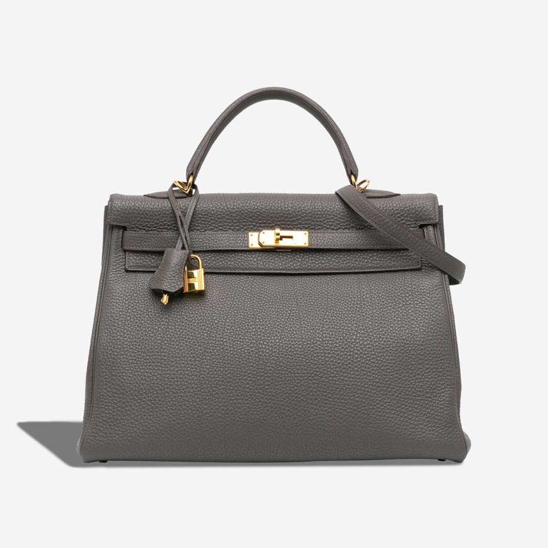 Hermès Kelly 35 Togo Étain Front | Sell your designer bag