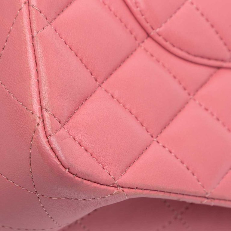 Chanel Timeless Moyen Agneau Rose Signes d'usure | Vendez votre sac de créateur