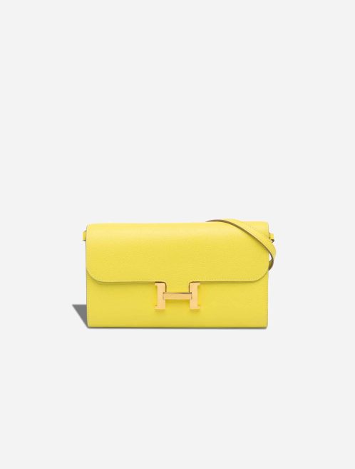 Hermès Constance To Go Evercolor Lime Front | Sell your designer bag