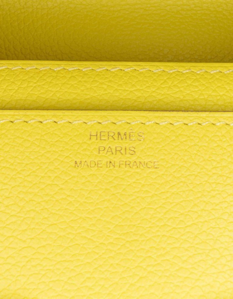 Hermès Constance To Go Evercolor Lime Front | Sell your designer bag