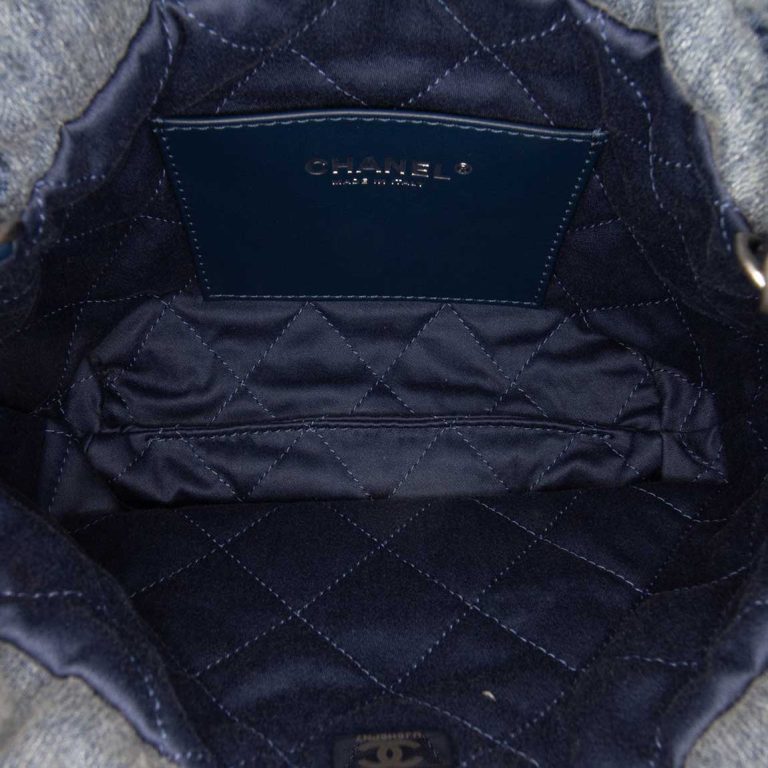 Chanel 22 Mini Denim Blue Inside | Sell your designer bag