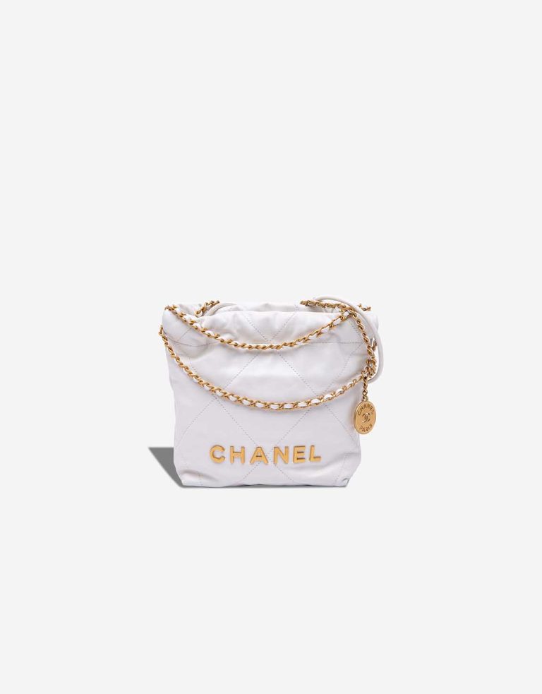 Chanel 22 Mini Calf White Front | Sell your designer bag