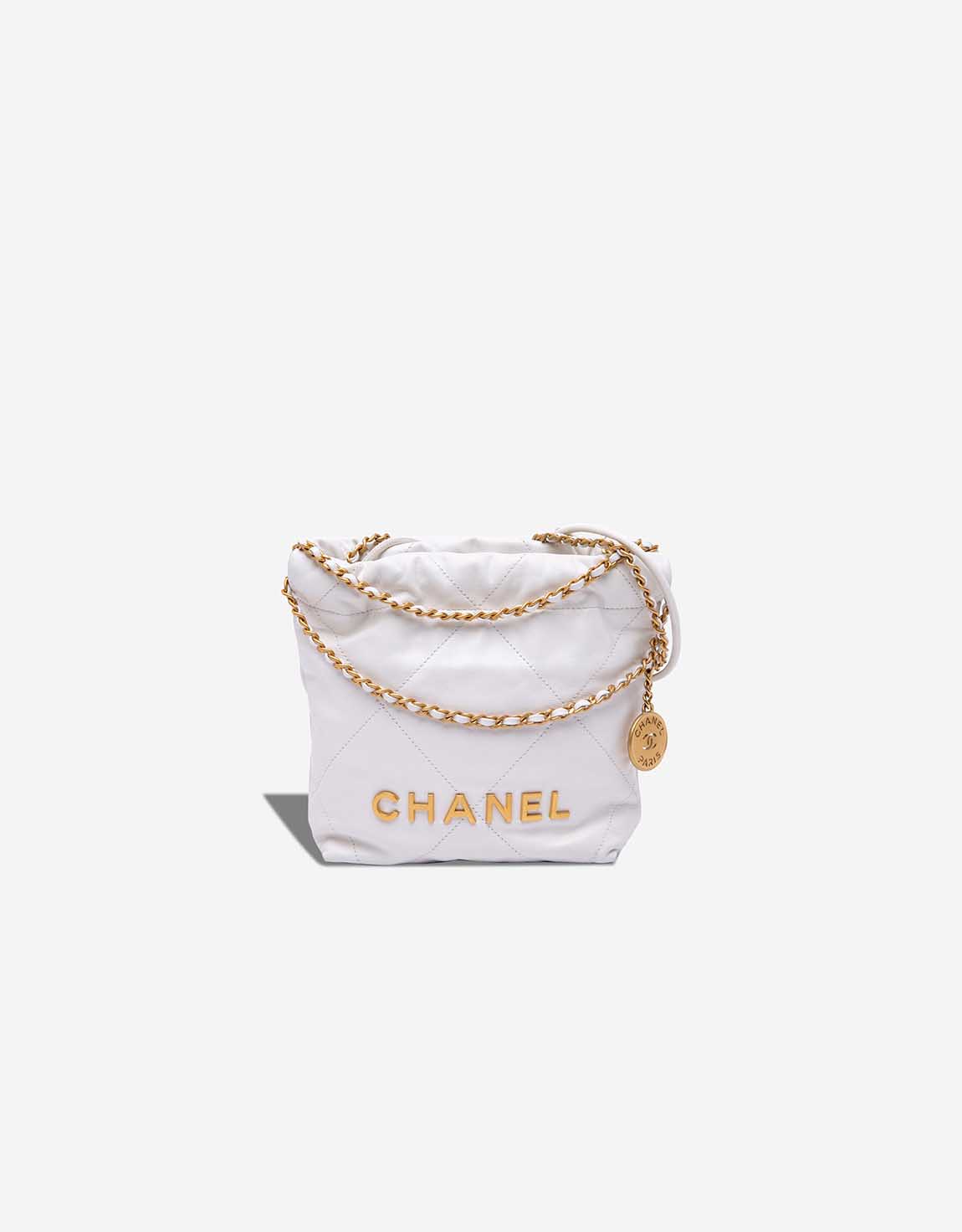 【存在感抜群♪】CHANEL 22 ハンドバッグミニ Chanel 22 ミニ ハンドバッグ、シャイニー カーフスキン