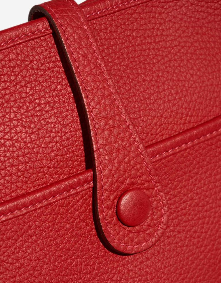 Hermès Evelyne 29 Taurillon Clémence Rouge Vermillon Closing System | Sell your designer bag