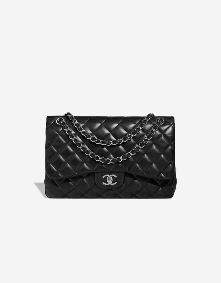 Chanel Timeless Jumbo Lamb Black Front | Sell your designer bag