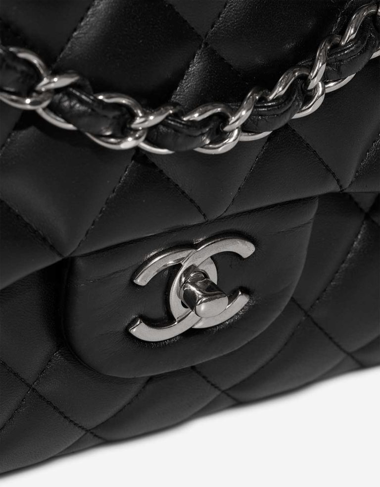 Chanel Timeless Jumbo Lamb Black Closing System | Sell your designer bag